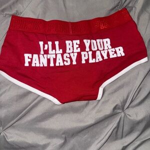 PINK Victoria's Secret Red Boy Shorts